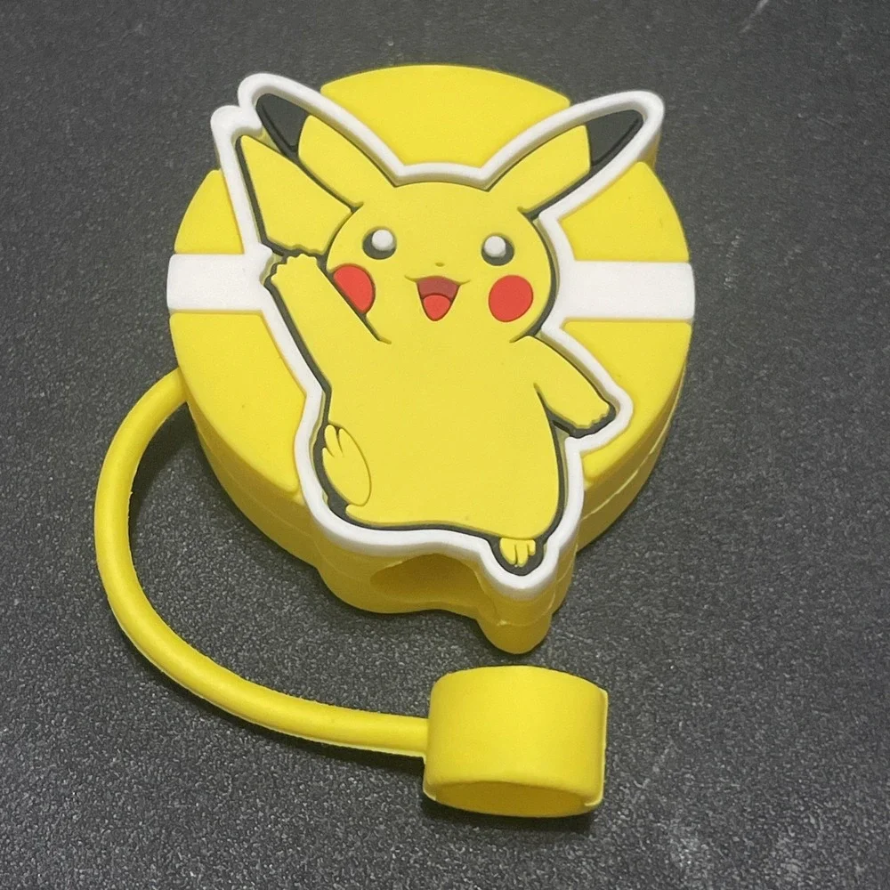 Pokemon Kung Fu Tea Collab Toppers Pikachu Collectible Drink Topper